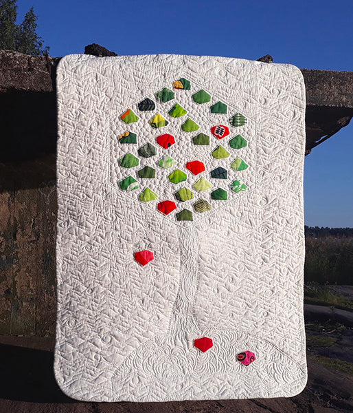 Hexie Tree Quilt AC-NC001ENe - Downloadable Pattern
