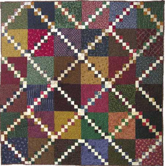 Pioneer Dance Quilt AEQ-03e - Downloadable Pattern