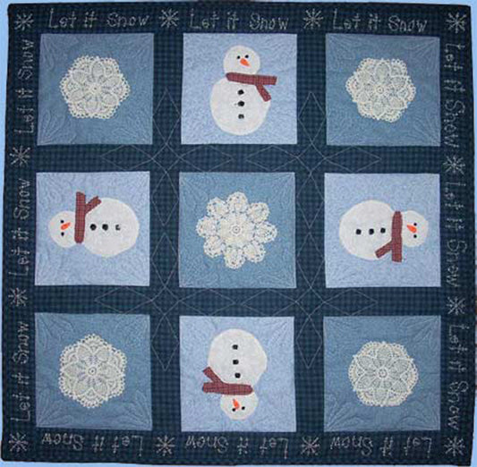 Let It Snow Quilt Pattern AEQ-09 - Paper Pattern