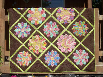 Garden Party Quilt Pattern AEQ-33 - Paper Pattern