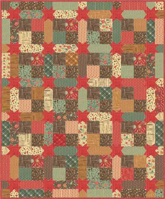 Honky Tonk Quilt AEQ-41e - Downloadable Pattern