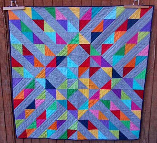 Sunshine on a Cloudy Day Quilt AEQ-48e - Downloadable Pattern