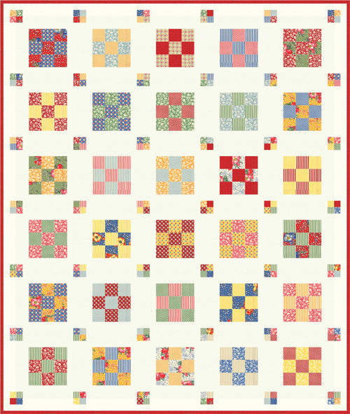 Floating Boxes Quilt Pattern AEQ-71 - Paper Pattern