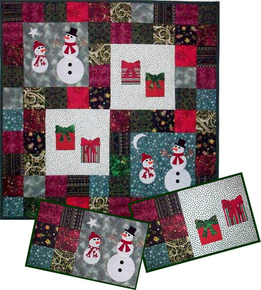 Holiday Snowmen & Gifts Pattern AV-112 - Paper Pattern