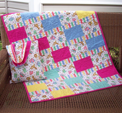 Baby Blanket & Reversible Tote Pattern AV-170 - Paper Pattern