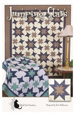 Jumping Stars Quilt BCC-230e - Downloadable Pattern
