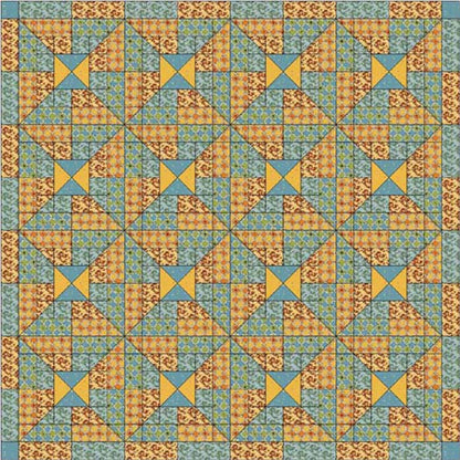 Whirly Gig Quilt BL2-108e - Downloadable Pattern