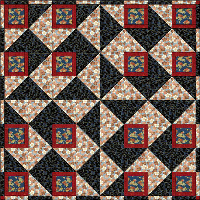 Berry Squares Quilt BL2-114e - Downloadable Pattern