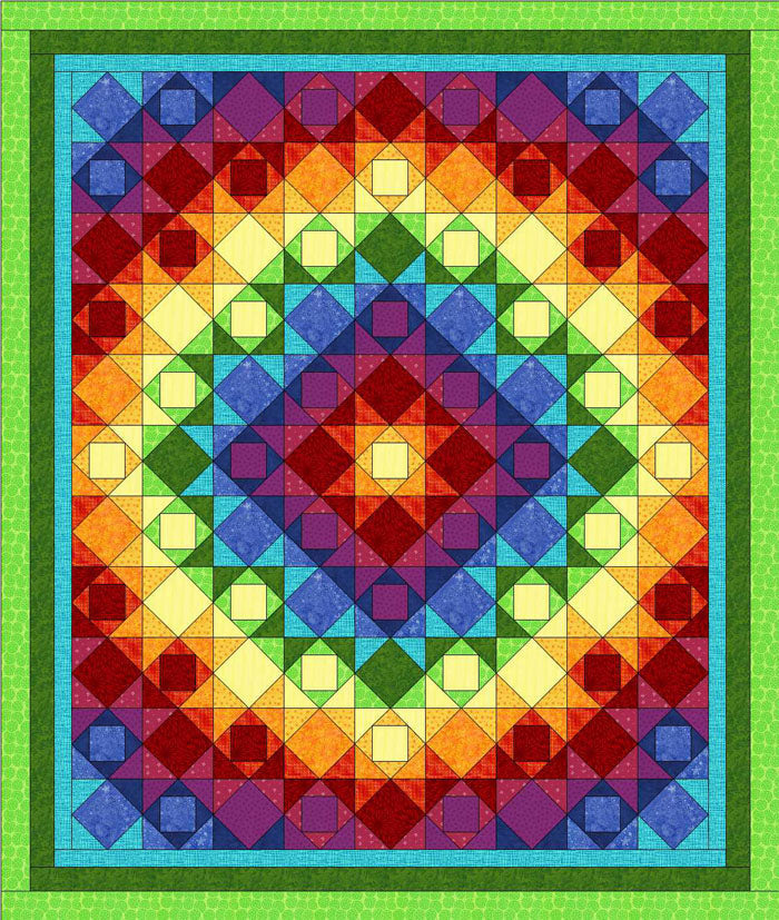 Genesis 9:16 Quilt Pattern BL2-123 - Paper Pattern