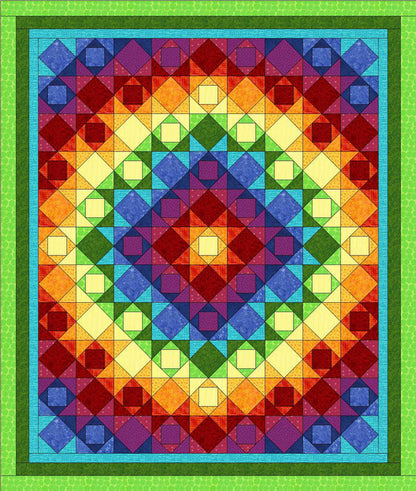 Genesis 9:16 Quilt Pattern BL2-123 - Paper Pattern