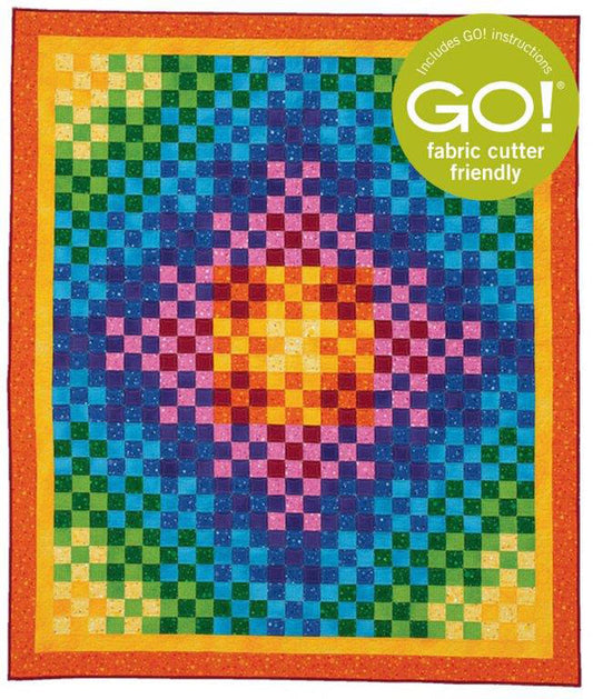 Trip Around the Rainbow Quilt BL2-136e - Downloadable Pattern