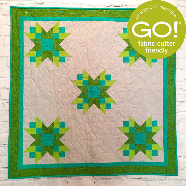 French Braid Stars Quilt BL2-166e - Downloadable Pattern