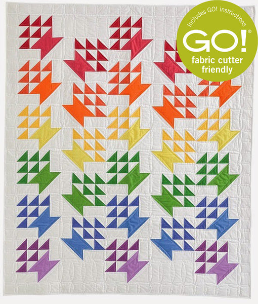 Rainbow Baskets Quilt Pattern BL2-179 - Paper Pattern