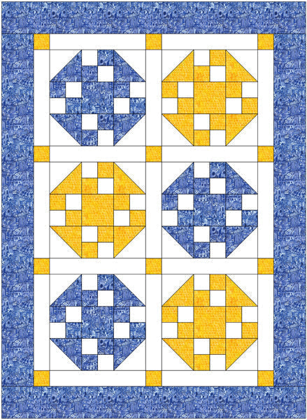 Tumbleweeds Quilt BL2-200e - Downloadable Pattern