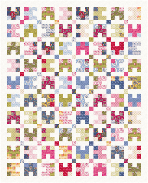 Scatterbrained Quilt BL2-202e - Downloadable Pattern