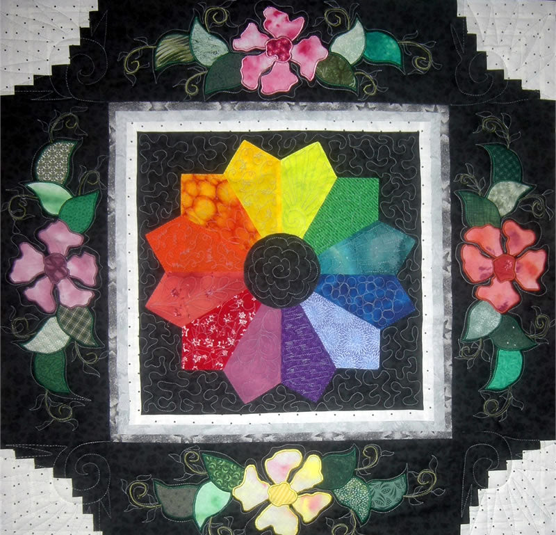 Plate in the Garden Quilt BS2-202e - Downloadable Pattern
