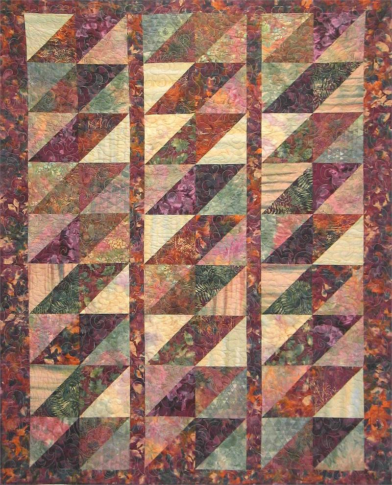 Batik Diamonds Quilt Pattern BS2-206 - Paper Pattern