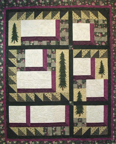 View to the Woods Quilt BS2-212e - Downloadable Pattern
