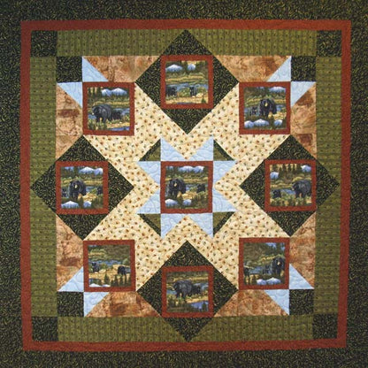 Scenic Circle Quilt BS2-225e - Downloadable Pattern