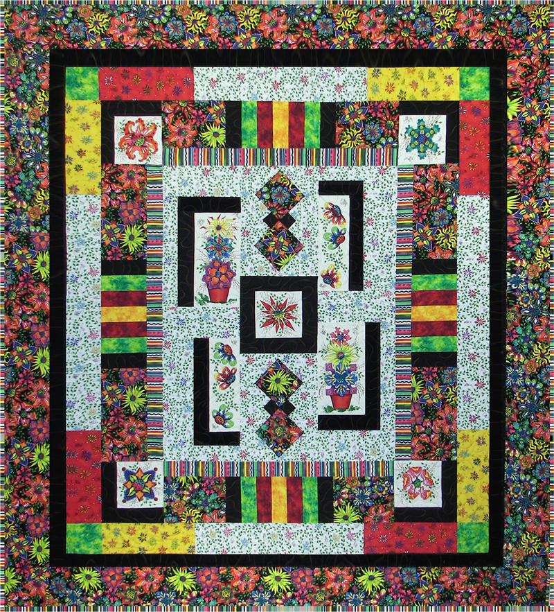 Spice in the Tropics Quilt BS2-260e - Downloadable Pattern