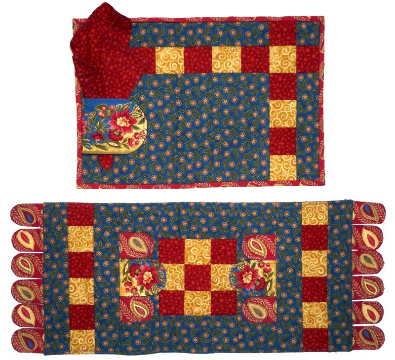 Flap Jack Placemat and Table Runner BS2-280e - Downloadable Pattern