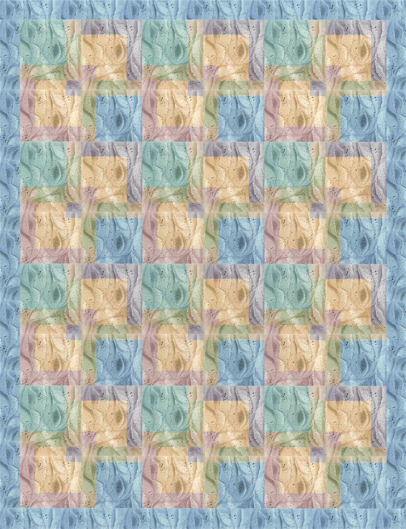 Tropical Bungalow Quilt Pattern BS2-295 - Paper Pattern