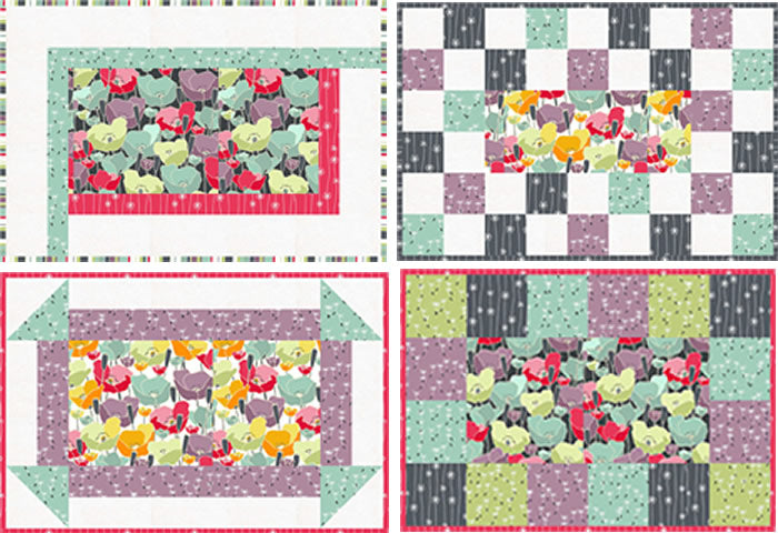 Four Easy Placemats Quilt Pattern BS2-309 - Paper Pattern