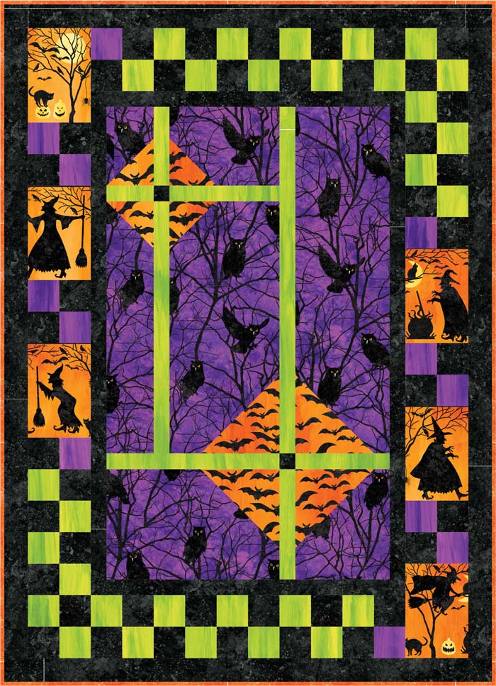 Spooky Night Quilt BS2-332e - Downloadable Pattern