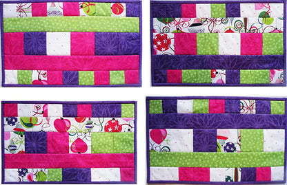 Shake up Five Placemats Pattern BS2-347 - Paper Pattern