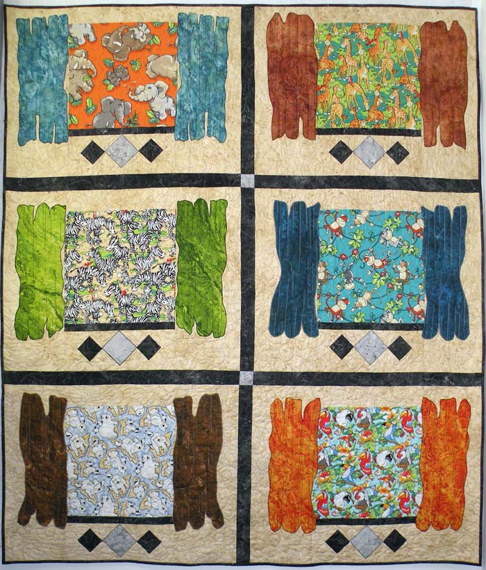 Zoo Windows Quilt Pattern BS2-362 - Paper Pattern