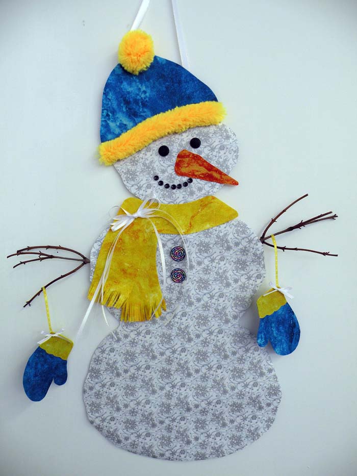 Snowman Wall Hanging BS2-366e - Downloadable Pattern