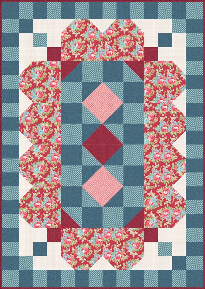 Summer Rose Quilt Pattern BS2-383 - Paper Pattern