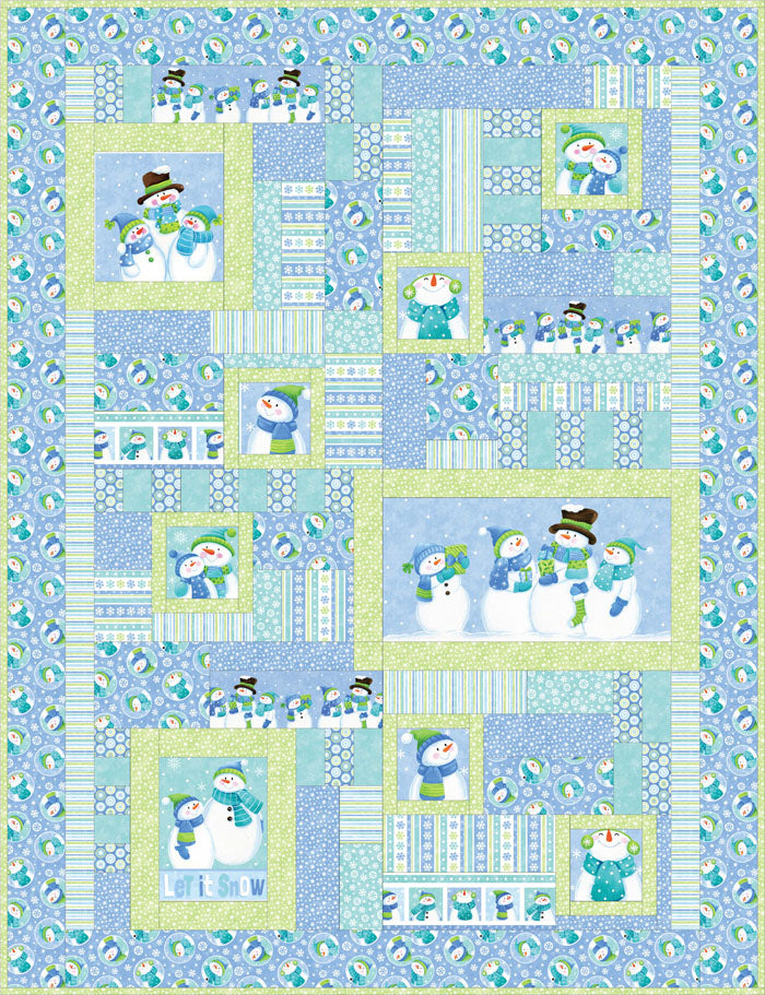 Snow Fun Quilt Pattern BS2-385 - Paper Pattern