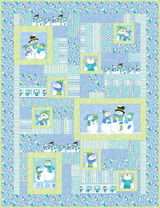 Snow Fun Quilt BS2-385e - Downloadable Pattern