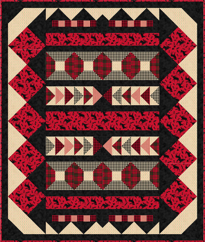 Man Cave Flannel Quilt BS2-386e - Downloadable Pattern