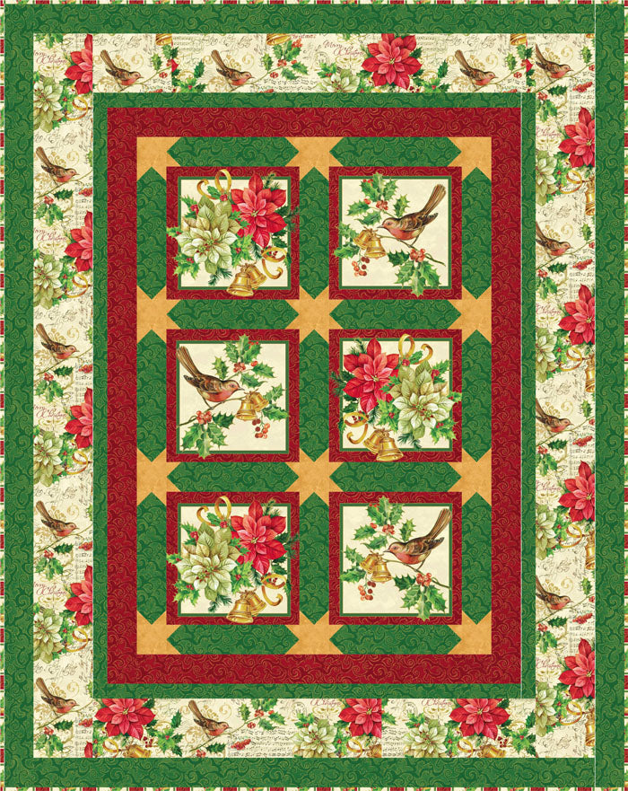 Christmas Music Quilt BS2-389e - Downloadable Pattern