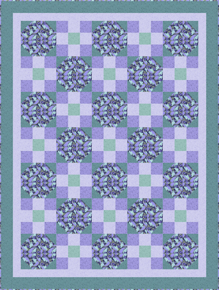 Lilac Festival Quilt BS2-400e - Downloadable Pattern