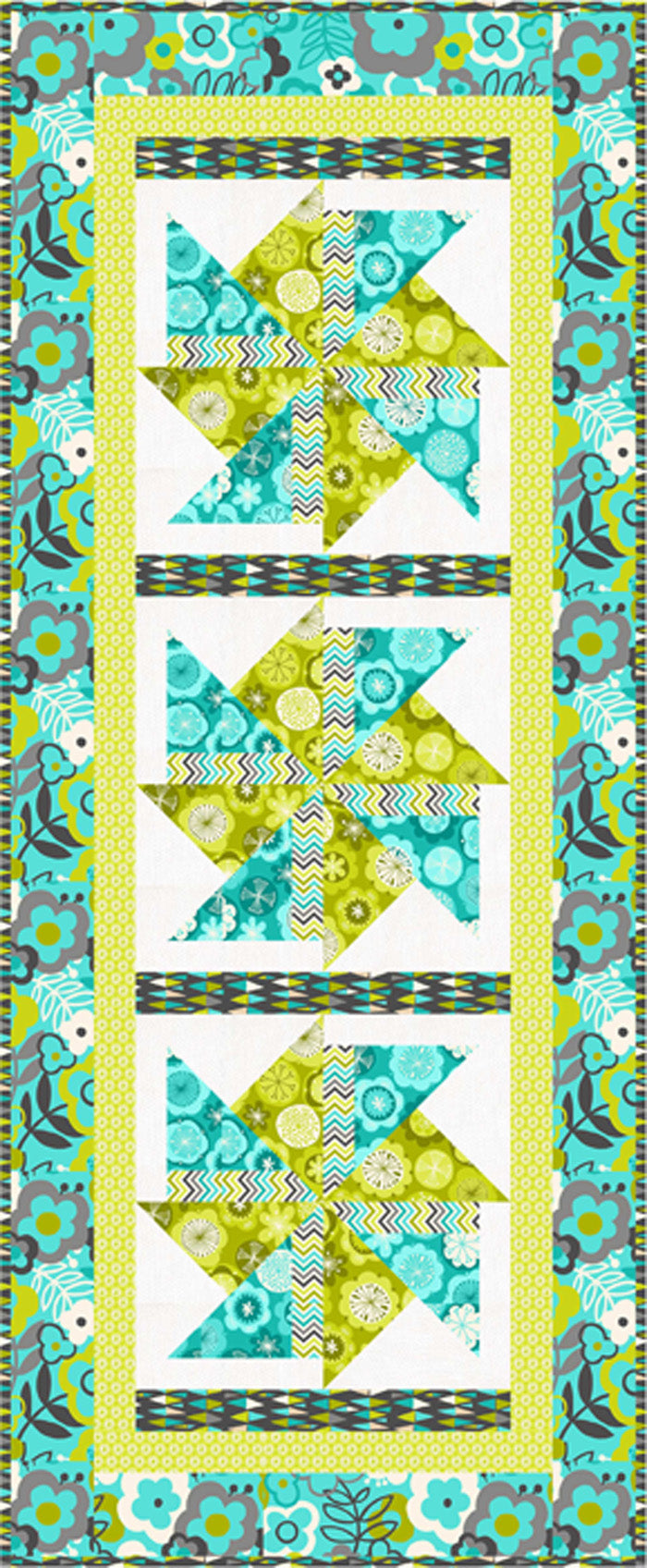 A Twist of Lime Table Runner BS2-420e - Downloadable Pattern