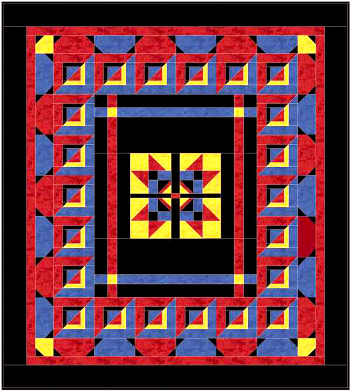 For My King Quilt Pattern BS2-424 - Paper Pattern