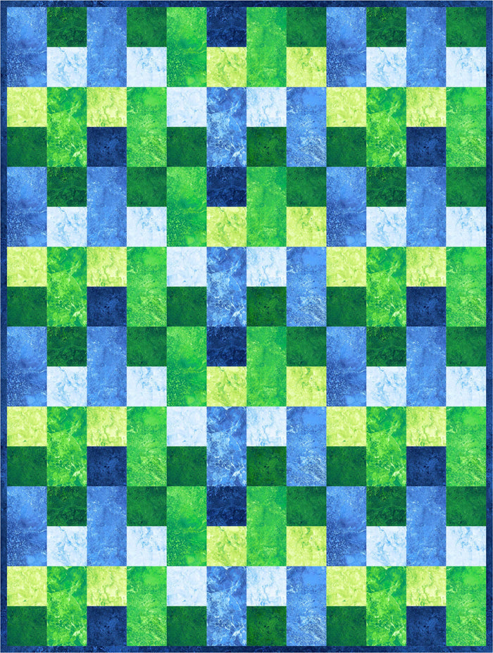 Deep Sea Fishing Flannel Quilt Pattern BS2-429 - Paper Pattern