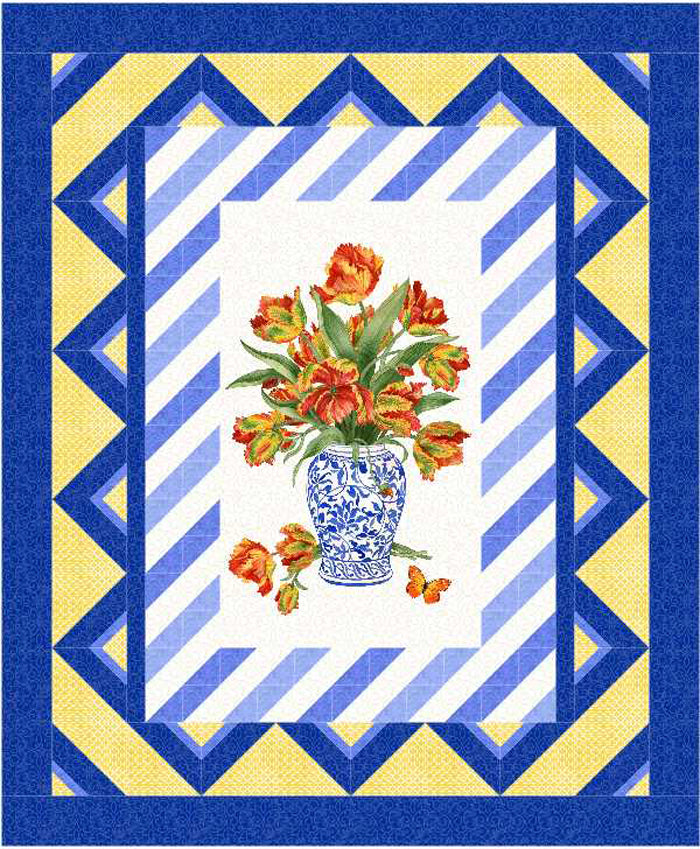 Provincial Tiles Quilt Pattern BS2-434 - Paper Pattern