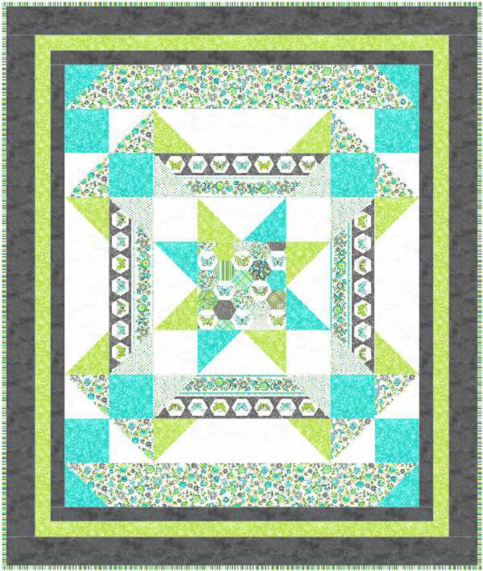 Floating Butterflies Quilt Pattern BS2-435 - Paper Pattern