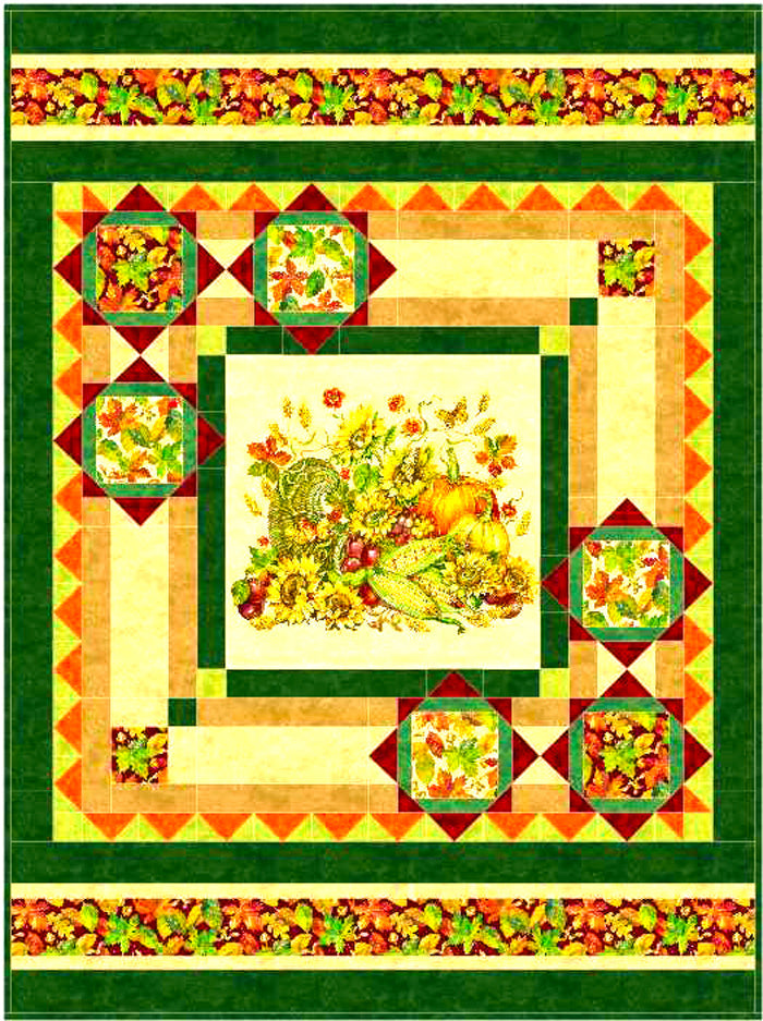 Harvest Quilt BS2-439e - Downloadable Pattern