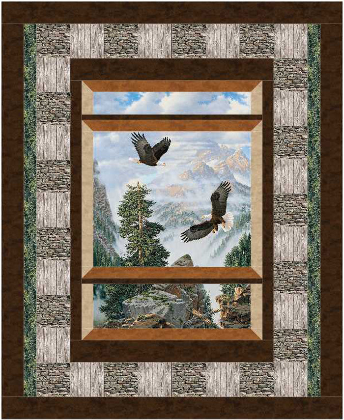 Bird's Eye View Quilt Pattern BS2-445 - Paper Pattern