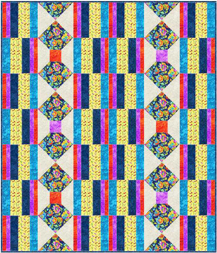 Bright Bows Quilt BS2-451e - Downloadable Pattern