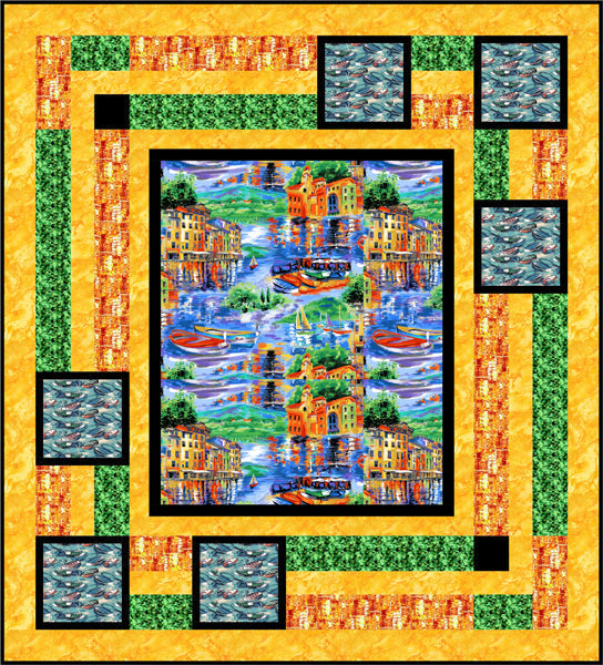 Portofino Quilt Pattern BS2-475 - Paper Pattern