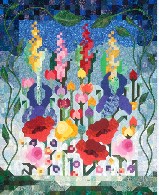 English Flower Garden Quilt CC-487e - Downloadable Pattern