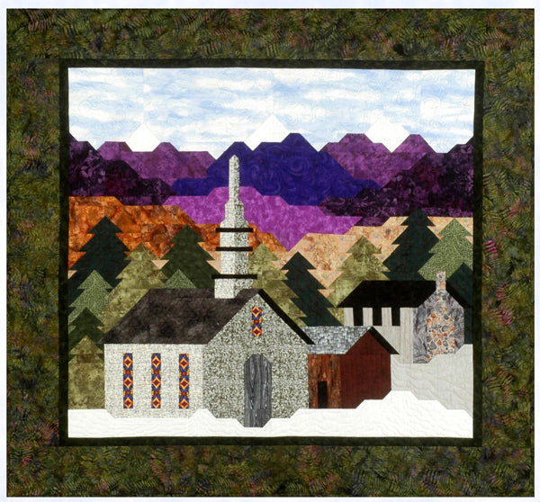 Rocky Mountain High Wall Hanging Quilt Pattern CC-491 - Paper Pattern