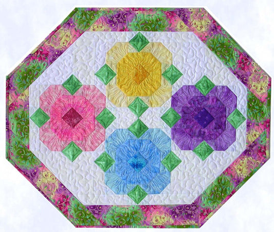 Spring Posies Table Mat CC-508e - Downloadable Pattern