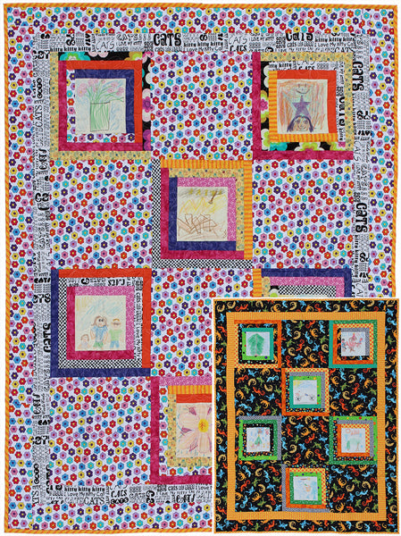 Color My World Quilt CDB-104e - Downloadable Pattern